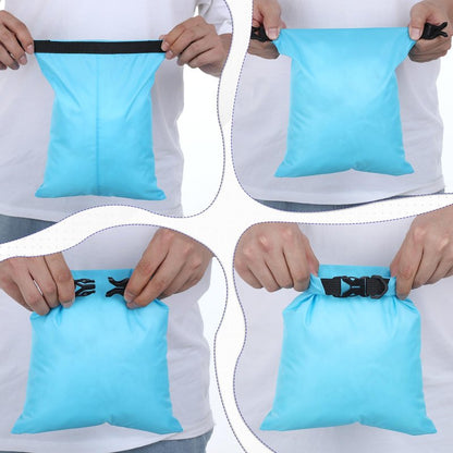 Zyghjort 6 Pack Waterproof Dry Bag Outdoor Small Dry Bags Lightweight Stuff Sack Water Proof Bags for Travel, Kayaking, Backpacking, Boating, Hiking, Camping