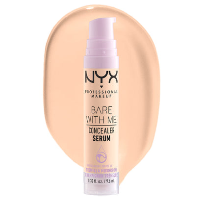 NYX PROFESSIONAL MAKEUP Bare With Me Concealer Serum, Concealer Makeup For Up To 24Hr Hydration - Beige