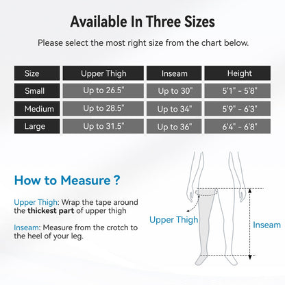 FIT KING Air Compression Recovery System, Cordless Full Leg Massager with Dynamic Pressure, Fast Recovery for Athletes (Medium)
