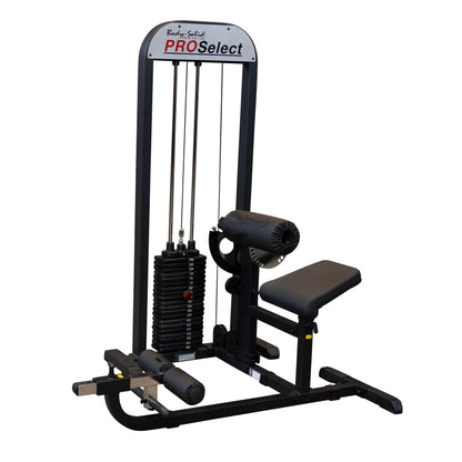Body-Solid (GCAB-STK) Pro Select Ab and Back Machine with 210-Pound Weight Stack, Abdominal & Back Muscles Training Functional Exercise Workout Station, Home and Commercial Gym