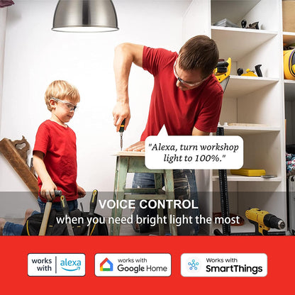 Sengled Smart Light Bulbs, Zigbee Hub Required, Works with Alexa and SmartThings, Voice Control with Google Home and Echo with built-in Hub, Soft White 60W Equivalent A19 Dimmable Smart Bulbs, 4-Pack