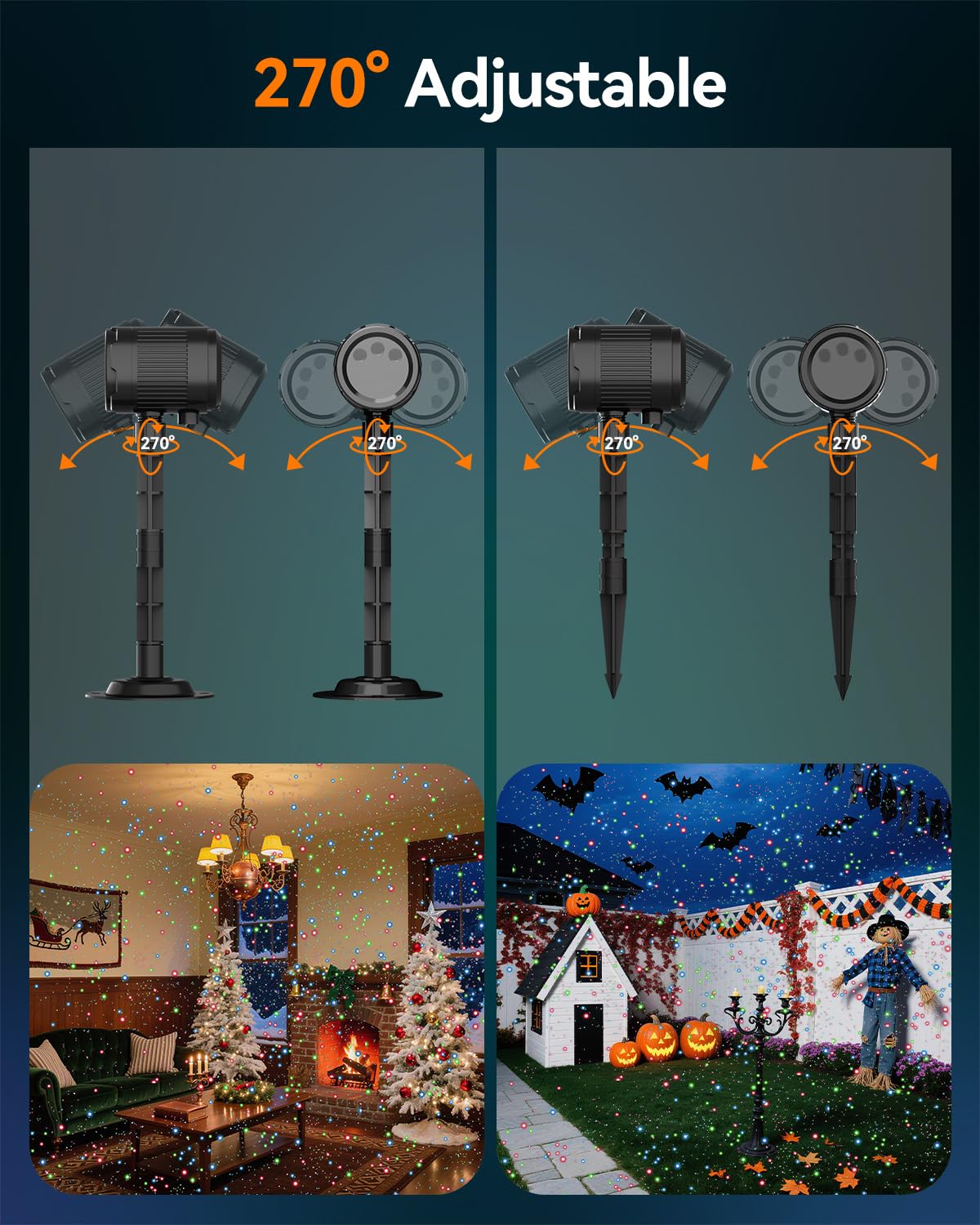 MXLATUU Laser Projector Lights, Valentines Day Gift RGB Laser Light with RF Remote,Timer, Christmas Holiday Decorations Projector for Home Garden Yard Party Outdoor Indoor Lights Show