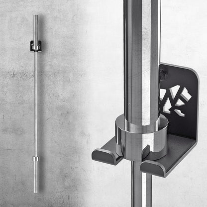 Kipika Versatile Wall Mounted Barbell Holder with 1-Hooks Storage Rack for Barbell Bars Holds Under 33mm Bar Size and Fitness Accessories Space-Efficient Gym Organization for Home & Commercial Use