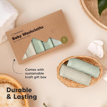 6-Pack Baby Washcloths