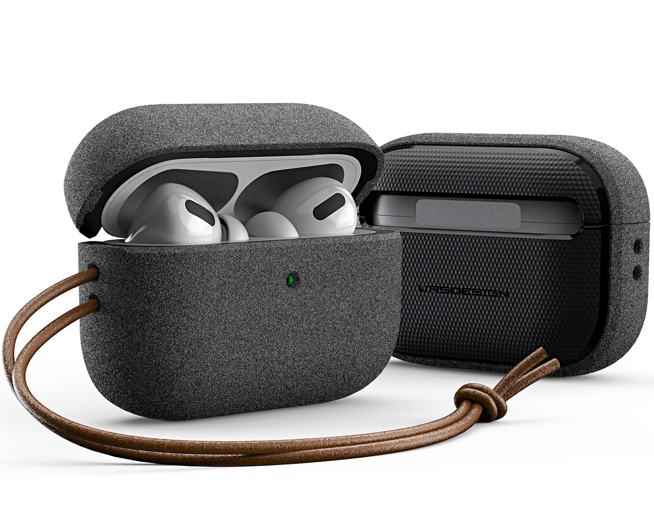 VRS Design Modern for Apple AirPods Pro 3rd Generation Case (2025) – Modern Minimal Style with Slim Profile and Precise Fit Compatible with AirPods Pro 3 (Sand Stone)
