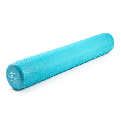 OPTP PRO-Roller Super Soft Density Foam Roller 36 in - Light Blue Low Density Foam Roller for Exercise, Gentle Massage, and Physical Therapy 36" x 6" Round