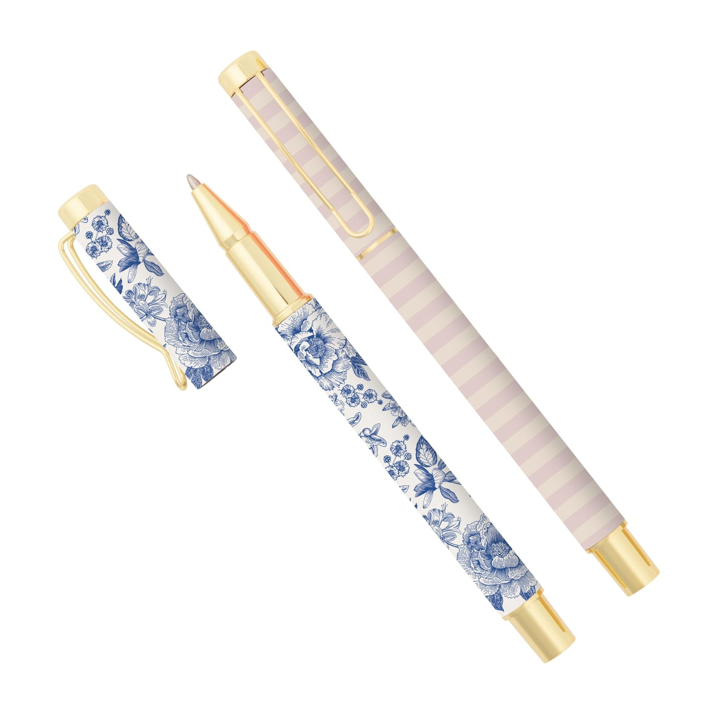 Sweet Water Decor Stylish Metal Pen Set, Premium Refillable Black Ink Ballpoint Pens, Trendy Writing Tools & School Supplies for Work, Study, Journaling, Stationery Gift for Women, Teachers & Realtors