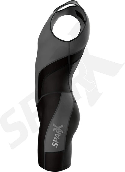 Sparx Men's Triathlon Suit - High-Performance Racing Skin Suit for Cycling, Swimming & Running | Lightweight & Comfortable