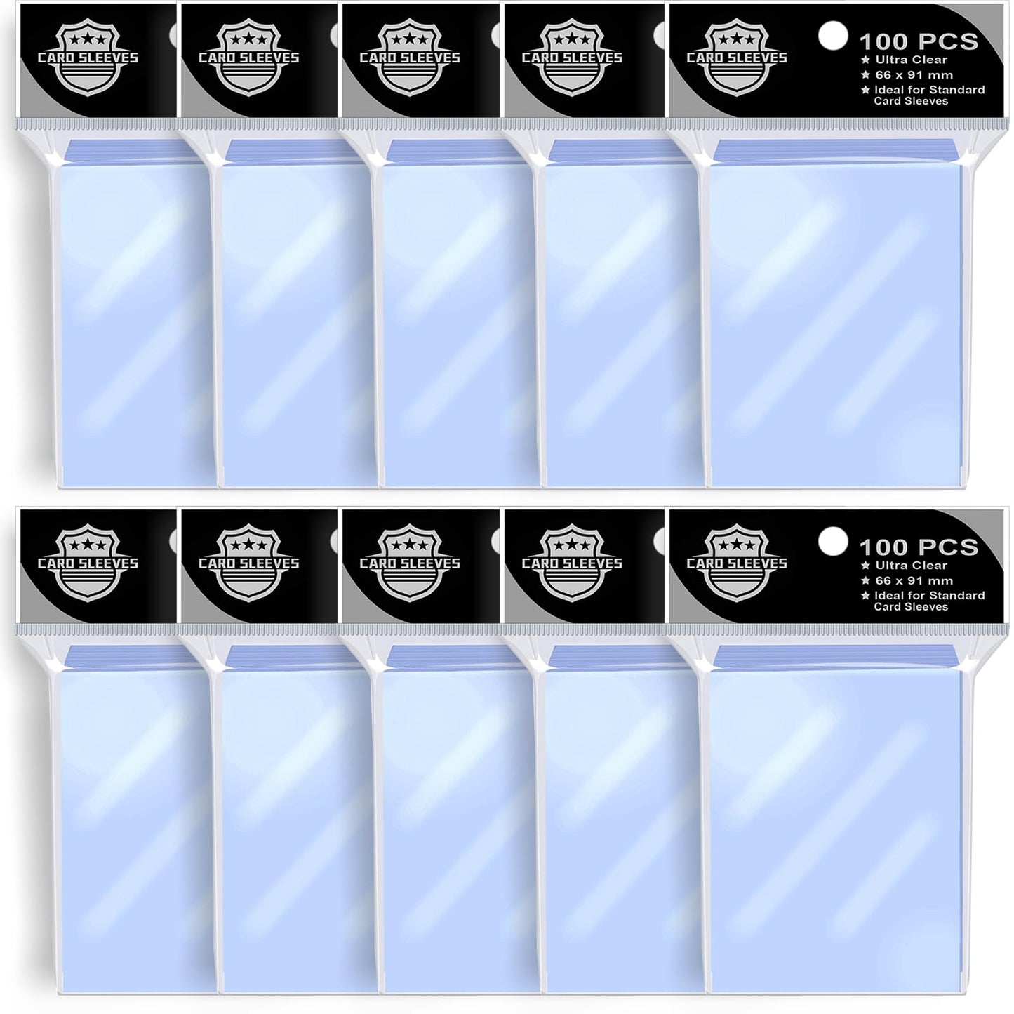 1000PS Penny Trading Card Sleeves for Board Game,Standard Size 66 * 91mm,Hold Perfect for Baseball,Football,Magic,Yugioh Card Sleeves
