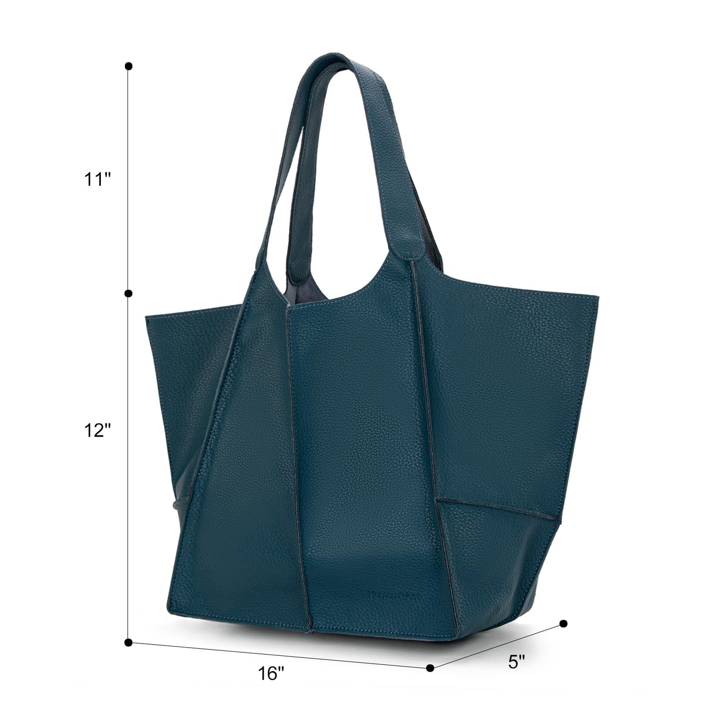 Montana West Tote Bag for Women Large Hobo Purses and Handbags Designer Gift Teal Blue MWC-567LKB
