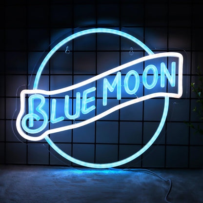 JFLLamp Crs LIGHT Neon Signs for Wall Decor Neon Lights for Bedroom Led Signs Suitable for Man Cave Bar Pub Restaurant Christmas Birthday Party Gift Led Art Wall Decorative Crs Light Bar Sign, 5V Usb Power, 17*11 Inch(Azure+red+white）