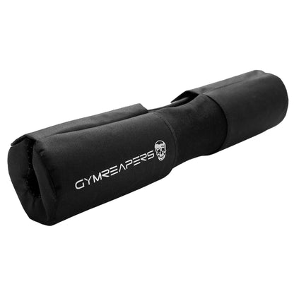 Gymreapers Barbell Squat Pad - Protective Bridge Pad for Hip Thrust, Squats, Lunges - Hip Support, Neck Protection for Bar (Black Covered)