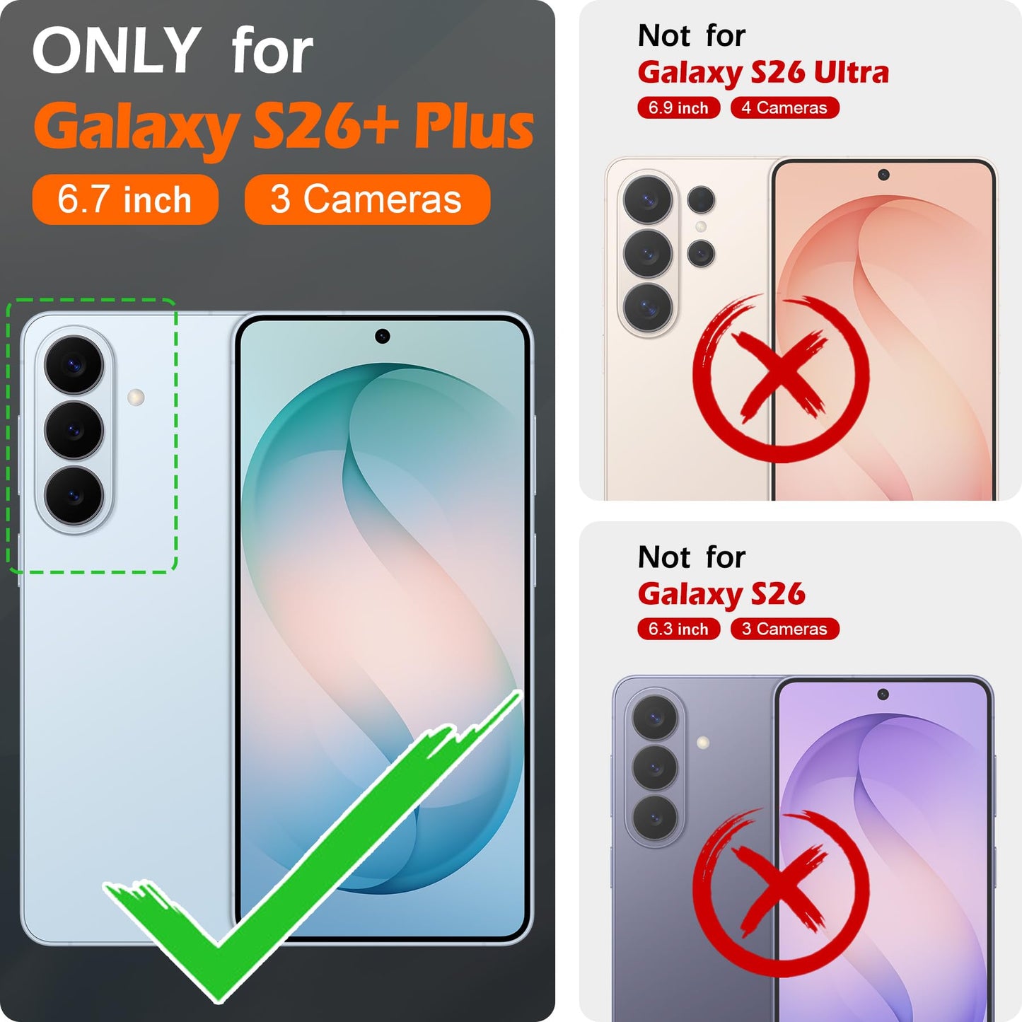 SHIELDON Case for Galaxy S26 Plus 2026, Genuine Leather Wallet Case, RFID Blocking Credit Card Holder Kickstand Magnetic Folio Protective Cover Compatible with Galaxy S26+ 6.7" - Retro Coffee