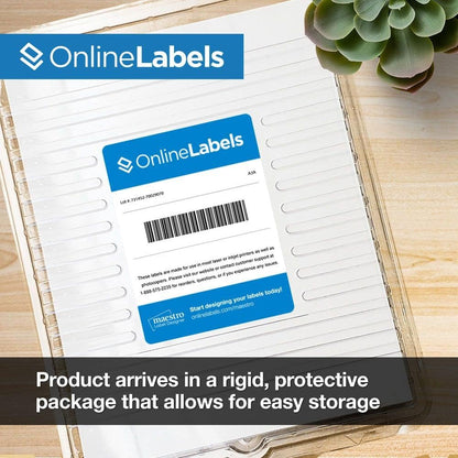 8.5 x 11 Crystal Clear Gloss Sticker Paper (Inkjet Printers Only) - 100 Sheets - Full Sheet Labels - OnlineLabels