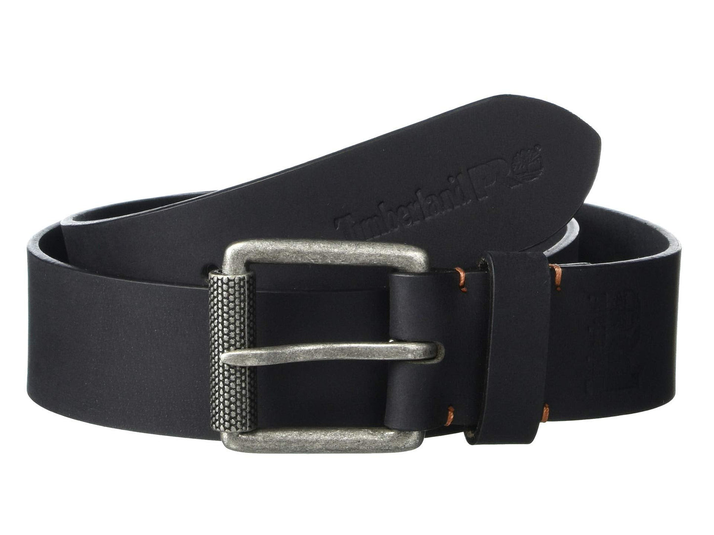 Timberland PRO Men's 40mm Workwear Work Belt Leather Belt, Black/Roller Buckley, 42