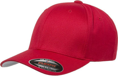 Flexfit Men's Athletic Baseball Fitted Cap Red XL-XXL-strctured fit