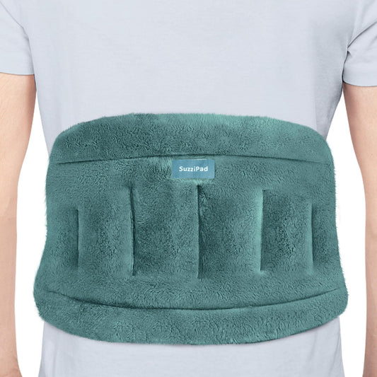 SuzziPad Microwave Heating Pad for Back Discomfort, Microwavable Heat Pads for Lumbar, Waist, Stomach, Neck Shoulder, Wrap with Moist Therapy, Warm & Cold Compress