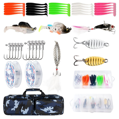 Telescopic Fishing Rod Reel Combo 2PCS 6.89FT Collapsible Fishing Pole Spinning Reel Lures Accessories with Fishing Bag Portable Fishing Rod Kit for Saltwater Freshwater Travel Fishermen Gift