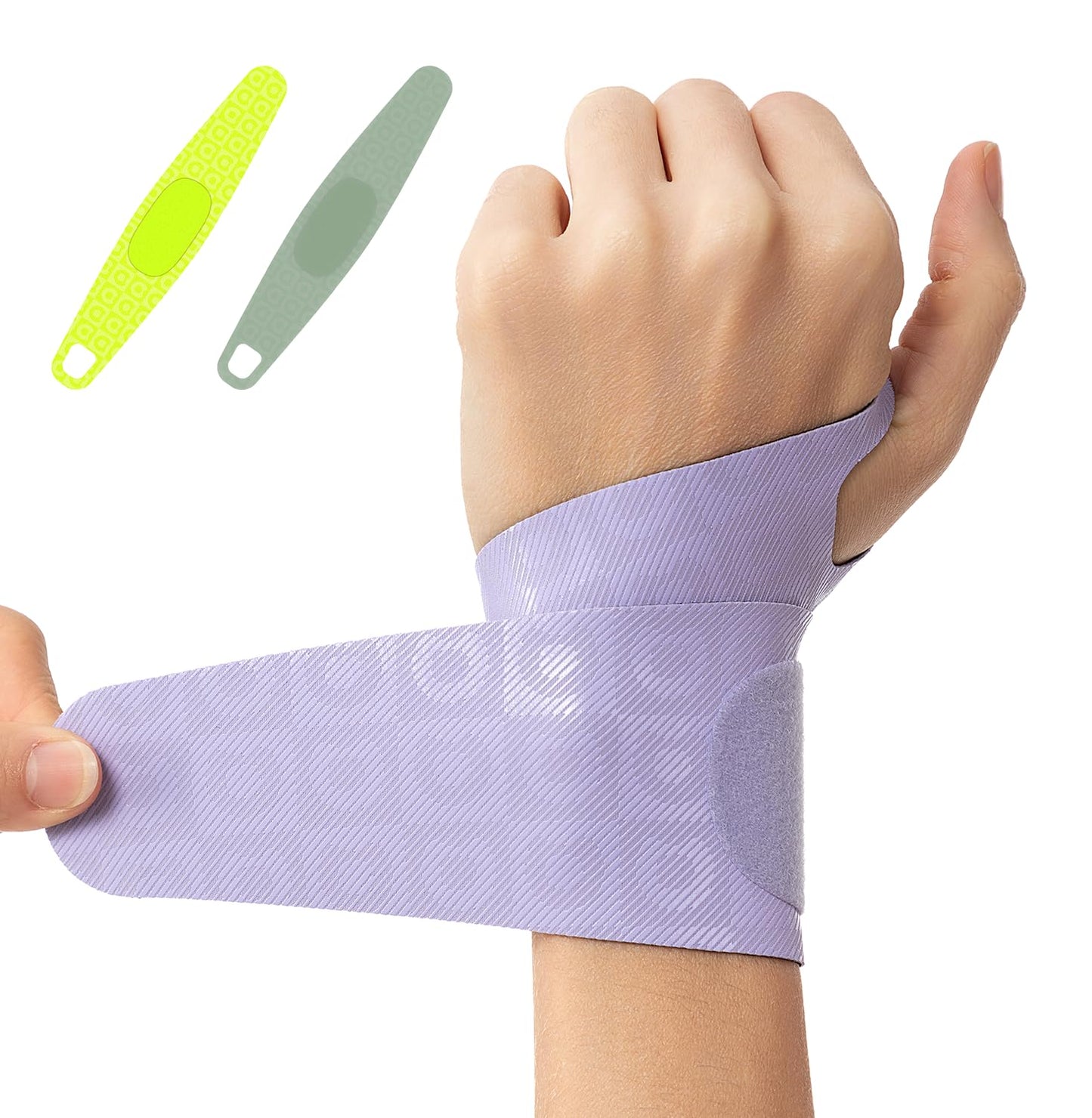Adjustable Wrist Brace for Pain Relief, Carpal Tunnel & Tendonitis Support – Ergonomic Compression, Breathable & Anti-Slip Design, Fits Left & Right Hand, Ideal for Sports, Gaming & Office Use 2pcs