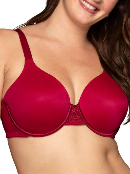 Vanity Fair Womens Full Figure Beauty Back Smoothing Bra, 4 Way Stretch Fabric, Lightly Lined Cups Up to H
