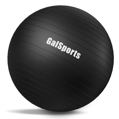 GalSports Anti-Burst Slip Resistant Stability Ball - Swiss Ball for Home Gym & Physical Therapy