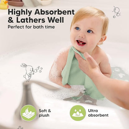 6-Pack Baby Washcloths