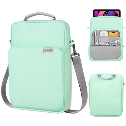 MoKo 15 Inch Laptop Sleeve Bag Fits MacBook Air 15" M2 2023, MacBook Pro 14" M2 2023, Galaxy Tab S9 Utra 14.6" 2023, Handle Carrying Case with Shoulder Strap, Indigo