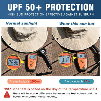 Comhats Sun Hats for Men Neck Cover Flap Protection UPF50+ Wide Brim Summer Boonie Bucket Waterproof Summer Golf Packable Travel Big Head X-Large XX-Large XL XXL Light Grey
