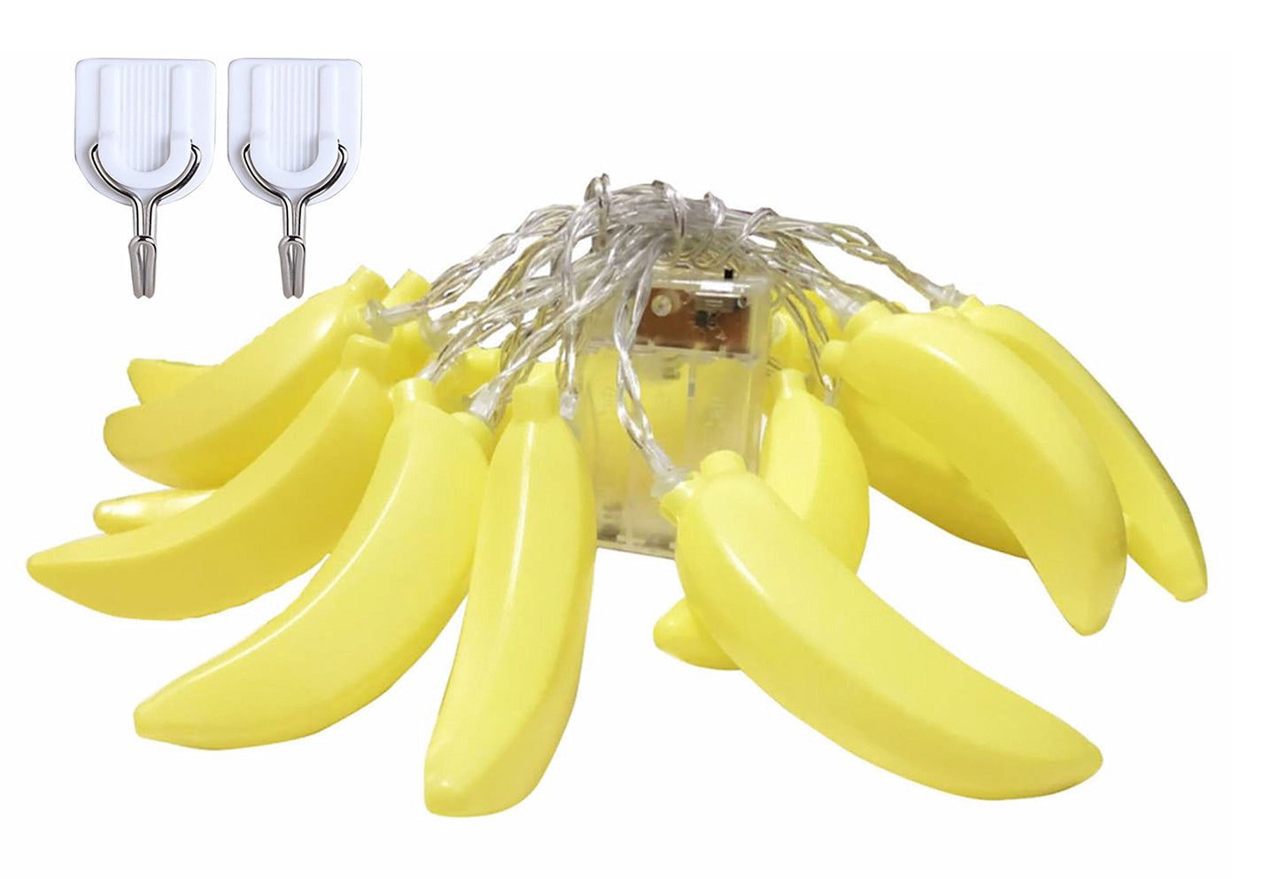 SDOUBLEM 3M 20LED Fruit Banana String Lights Battery Powered Indoor Outdoor Lighting Lamp for Wedding Home Birthday Garden Yard Patio Party Decorations