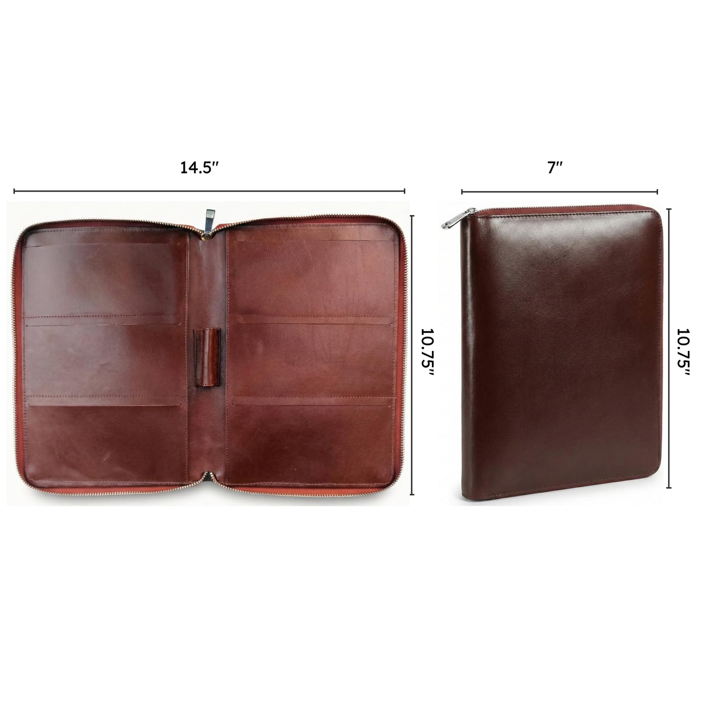 Evermart Deals Genuine Leather Checkbook Cover for Multiple Check Books - Checkbook Organizer for Up to 6 Books With Duplicate Checks - Checkbook Holder for Women and Men, Gift for loved ones