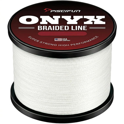 Piscifun Onyx Braided Fishing Line Advanced Superline Braid Lines 300Yd 15lb White
