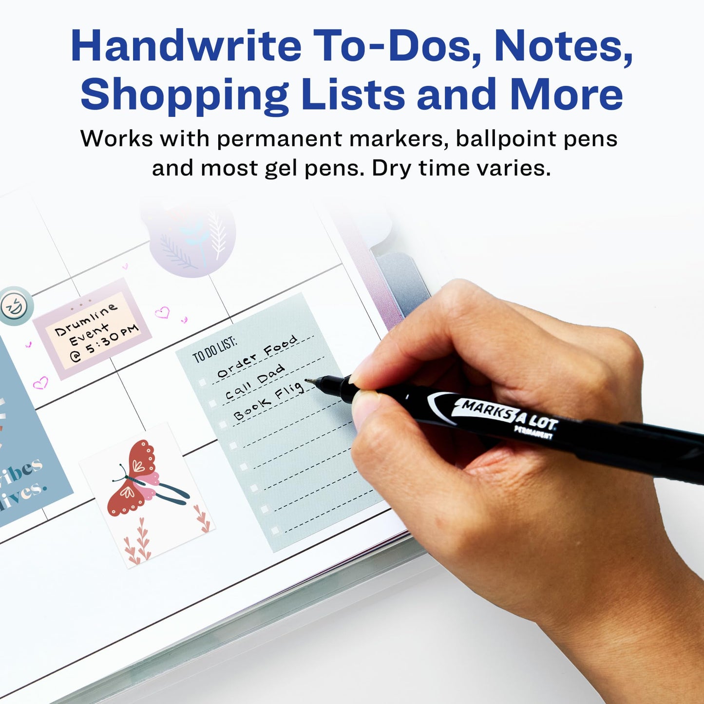 Avery Productivity Planner Sticker Pack, Calendar, Bullet Journaling, and Productivity, Great for to-Dos, Meetings, Budget, and More, 15 Sheets, 1,094 Planner Stickers (6777)