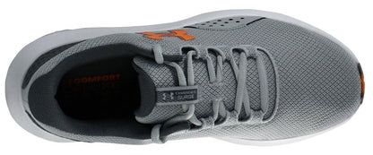 Under Armour Men's Charged Surge 4 Sneaker, Mod Gray/Castlerock/Team Orange, 11