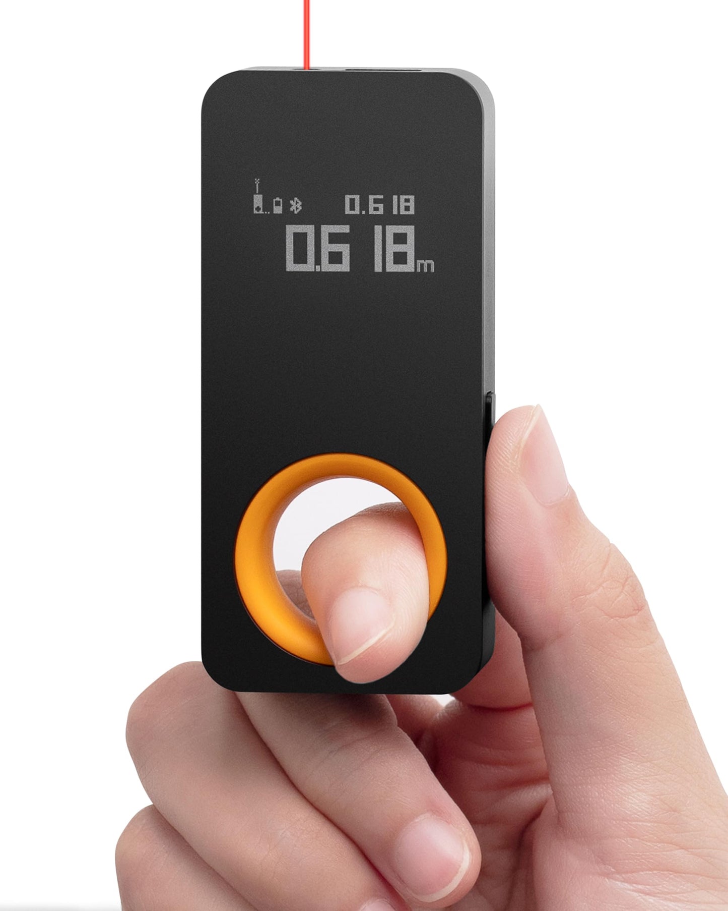 HOTO Laser Measuring Tool, Unique Gifts for Men Women, Pocket-Size 98Ft Laser Tape Measure ±2mm Accuracy, USB-C Rechargeable, OLED Display, Ft/M/in Unit, Real-time Data Sync, Cool Gadgets & Home Use
