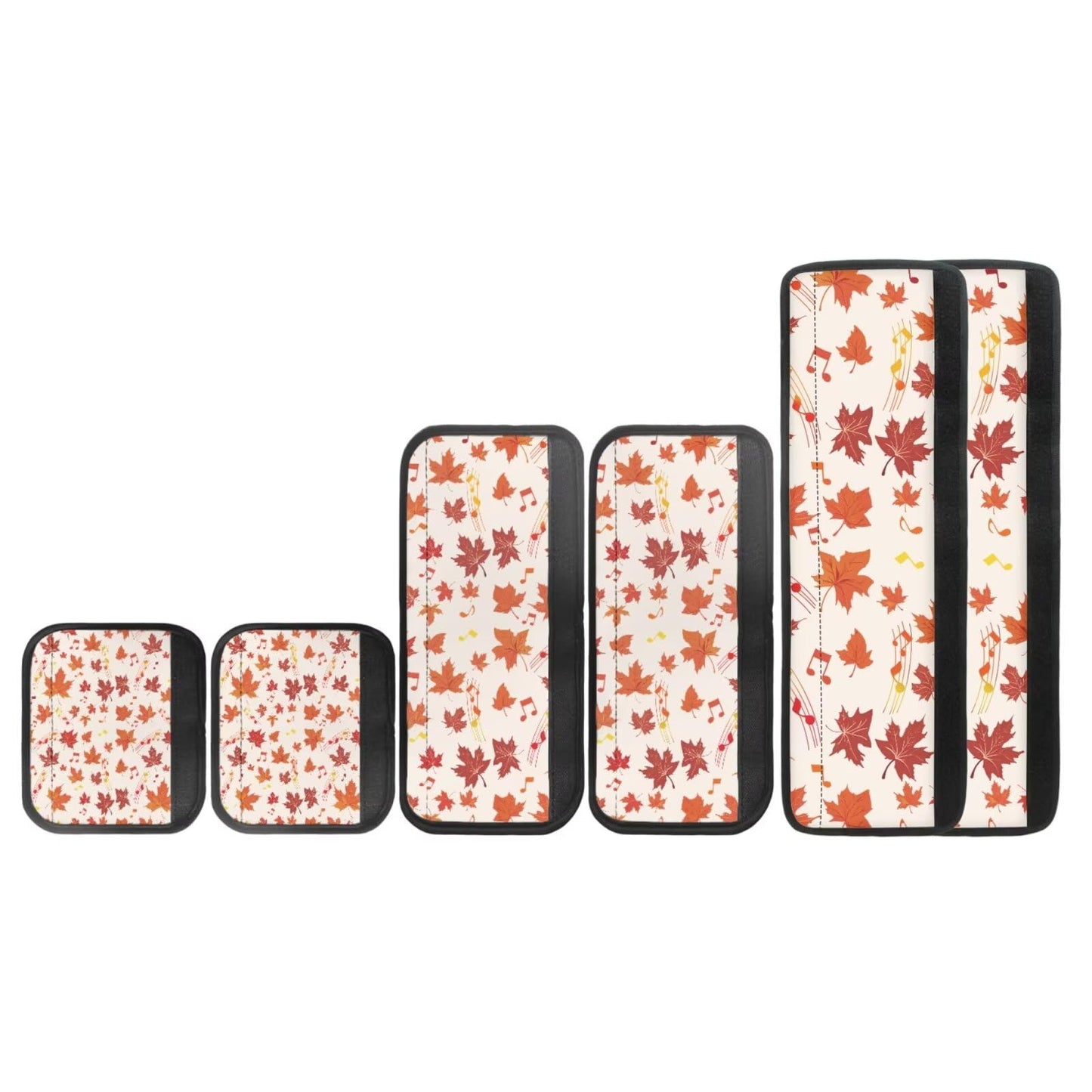 Yatixapu Refrigerator Door Handle Covers Set of 6, Autumn Maple Leaf Antiskid Protector for Fridge Oven Dishwasher Microwave Keep Your Kitchen Appliance Clean from Smudges, Food Stains
