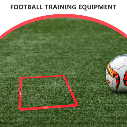 Mipcase 6pcs Square Agility Rings, Footwork Speed Training Rings Soccer Training Equipment for Agility Workout