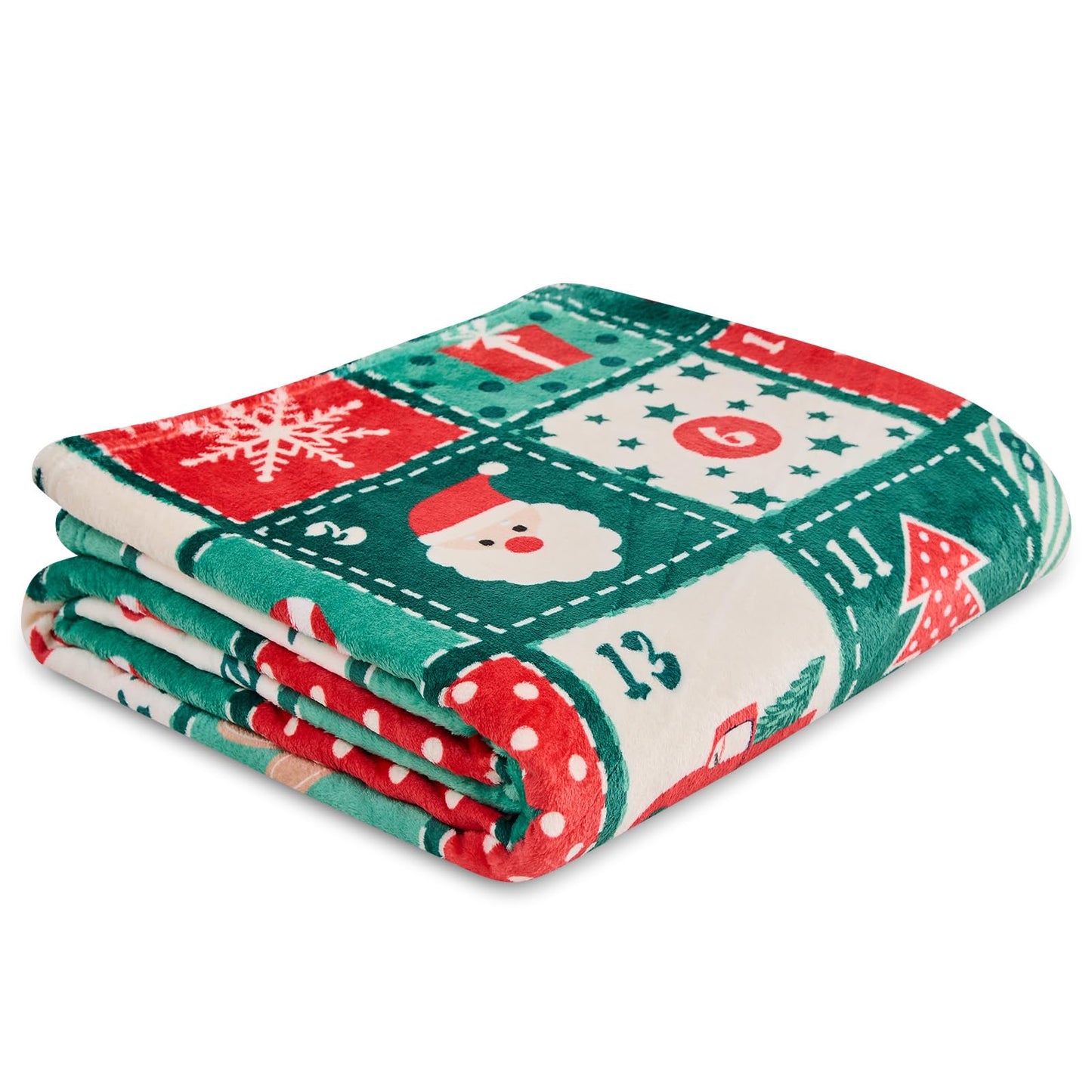 Gogreen Cozy Printed Blanket Twin Christmas Collection - 300 GSM Fleece Blanket Twin Size for Home Decoration, Ultra Soft (Twin - 60" x 80")