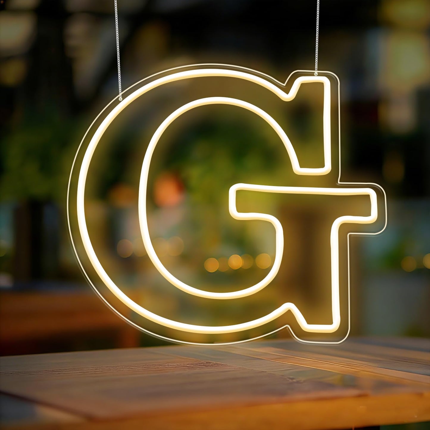 RumonZS Light Up Letters G LED Letters Lights Neon Sign 26 Alphabet 12"Decorative Lighted Alphabet for Wedding Party Birthday Bar Christmas Home Decor Letter Lights (Warm White)