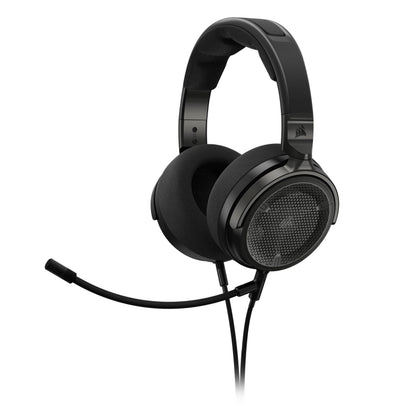 Corsair Virtuoso PRO Wired Open Back Gaming Headset - Detachable Uni-Directional Microphone - 50mm Graphene Drivers - 20Hz-40 kHz Frequency Response - Carbon