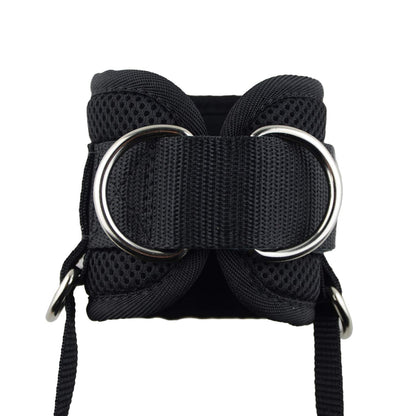 YCYU Upgrade Cable Machine Ankle Straps Fitness Cuffs for Men & Women, Neoprene Padded 4 D-Ring Heavy Duty Home Gym Cable Attachment for Glute Leg Butt Workout