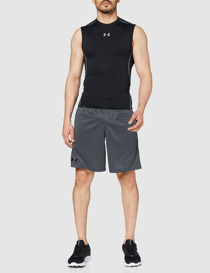 Under Armour Men's Tech Mesh Shorts , Pitch Gray (012)/Black, Large