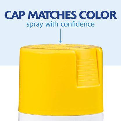Rust-Oleum 334046-6PK Painter's Touch 2X Ultra Cover Spray Paint, 12 oz, Gloss Sun Yellow, 6 Pack