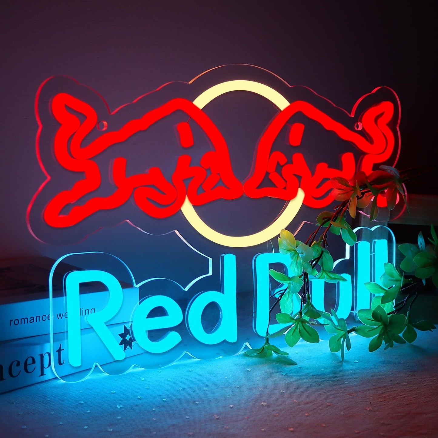 RUIDU Drinks Neon Signs for Wall Decor Neon Lights for Bedroom Led Signs Suitable for Dormitory Man Cave Christmas Gift