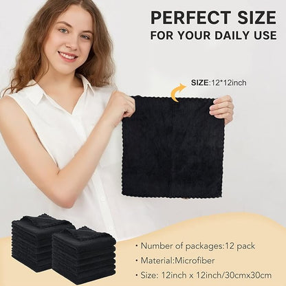 SUNLAND Microfiber Face Cloth Reusable Makeup Remover Facial Cleansing Towel