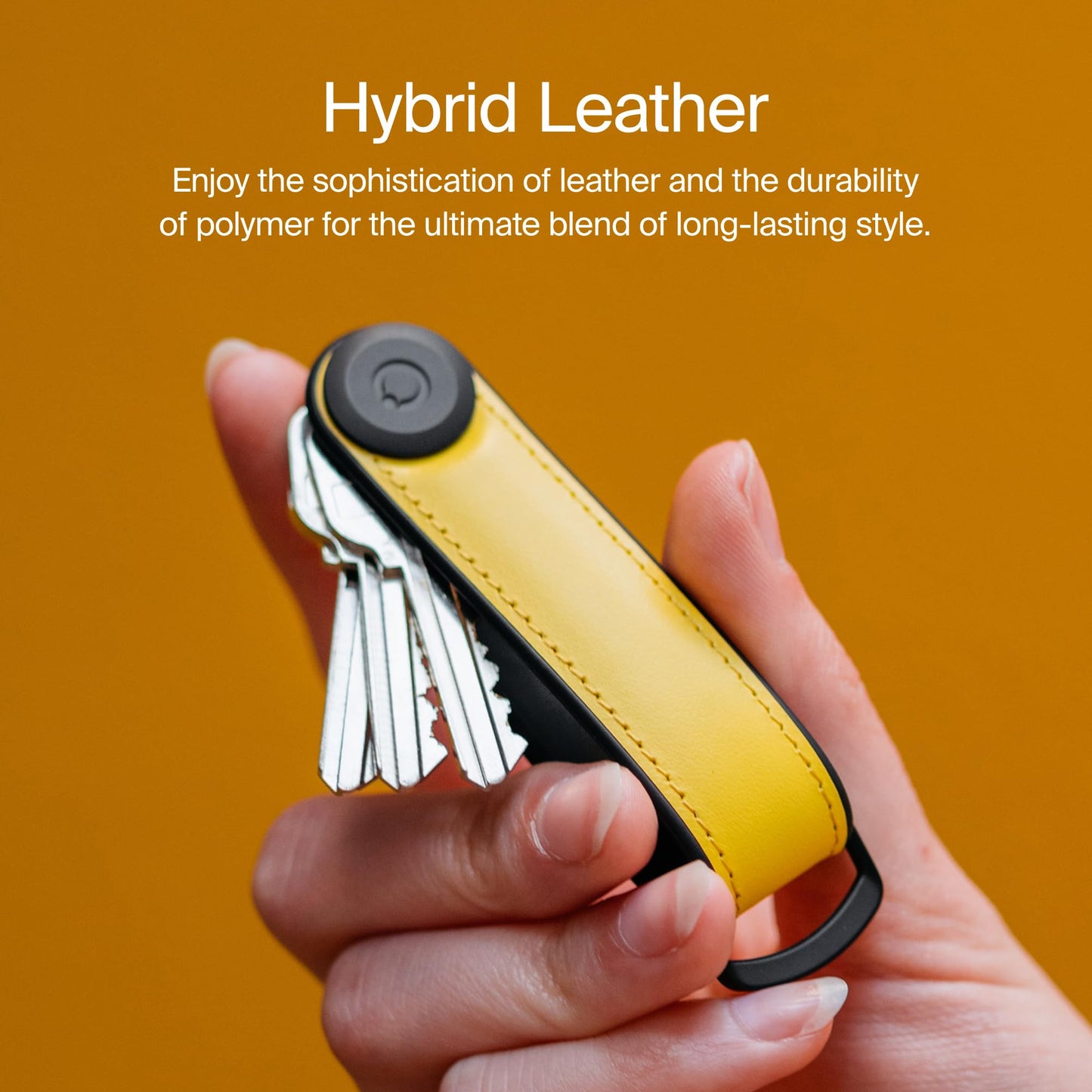 orbitkey Key Organiser Hybrid Leather (Pine Green)