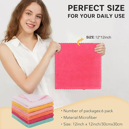Microfiber Face Cloth Reusable Makeup Remover Facial Cleansing Towel Ultra Soft