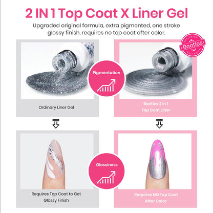 Beetles Nail Stamp 3Pcs Silicone French Tip Nail Stamp Kit with Replacement Nail Stamper Heads and Scrapers Soft Silicone Nail Printing Tool for Home Manicure Diy Nail Art Salon Gifts for Girls