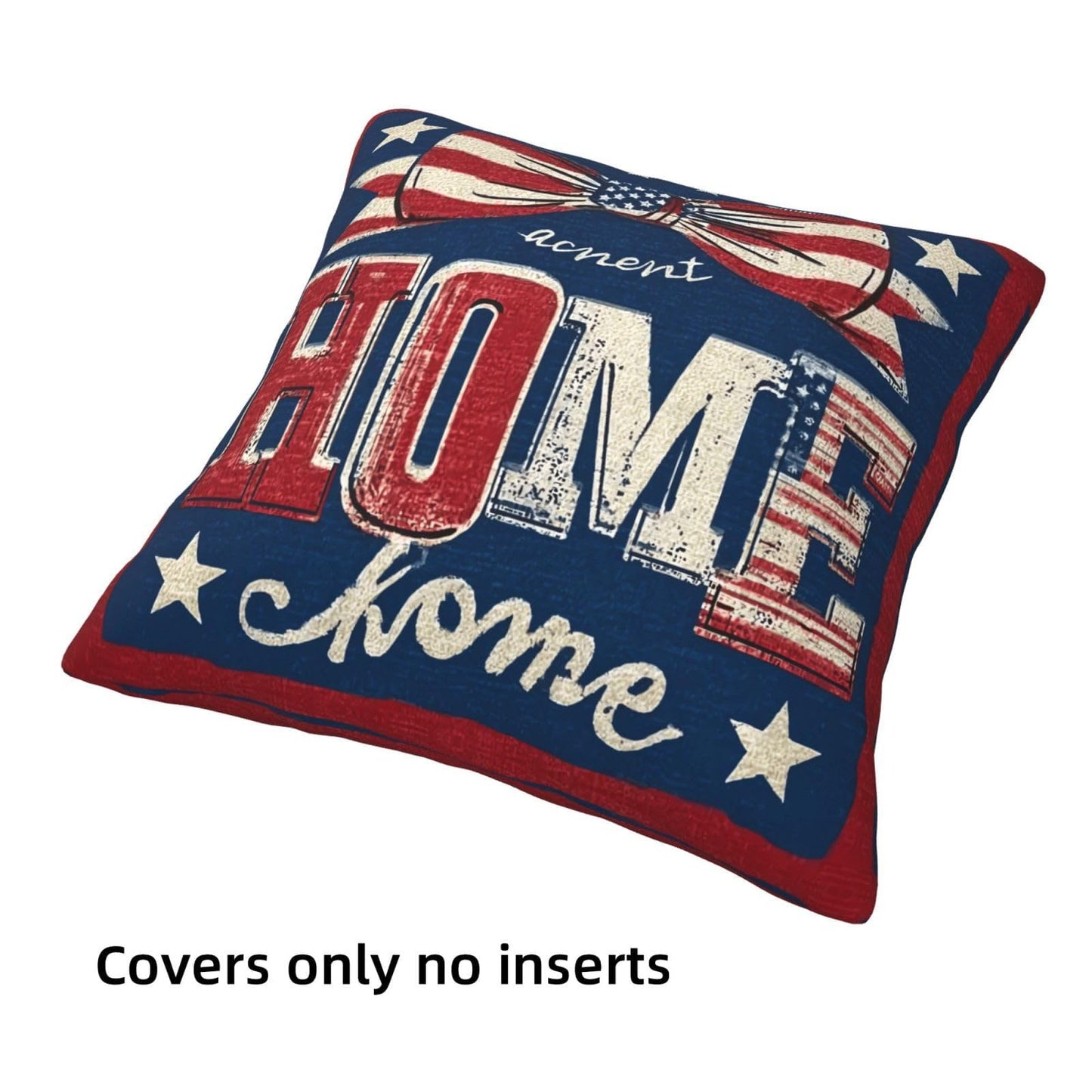 oyebn 4th of July Throw Pillow Covers Set of 4 Decorative Soft Double Sided Print Pillow Case Farmhouse Home Decor for Living Room Sofa Couch 18x18