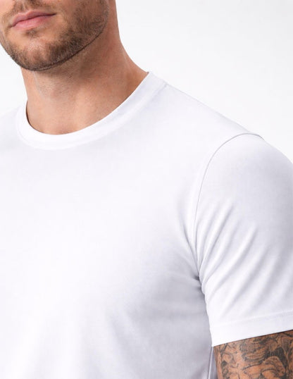 5 Pack Men’s Active Quick Dry Crew Neck T Shirts | Athletic Running Gym Workout Short Sleeve Tee Tops Bulk (Set 15, 5X-Large) Black/White