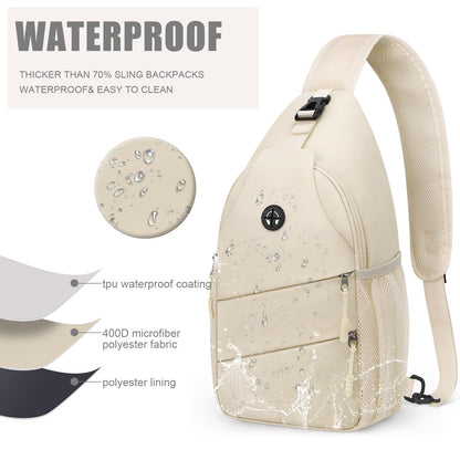 Crossbody Bags for Women Men Trendy Sling Bag Bakpack Casual Chest Bag with Convertible Shoulder Strap